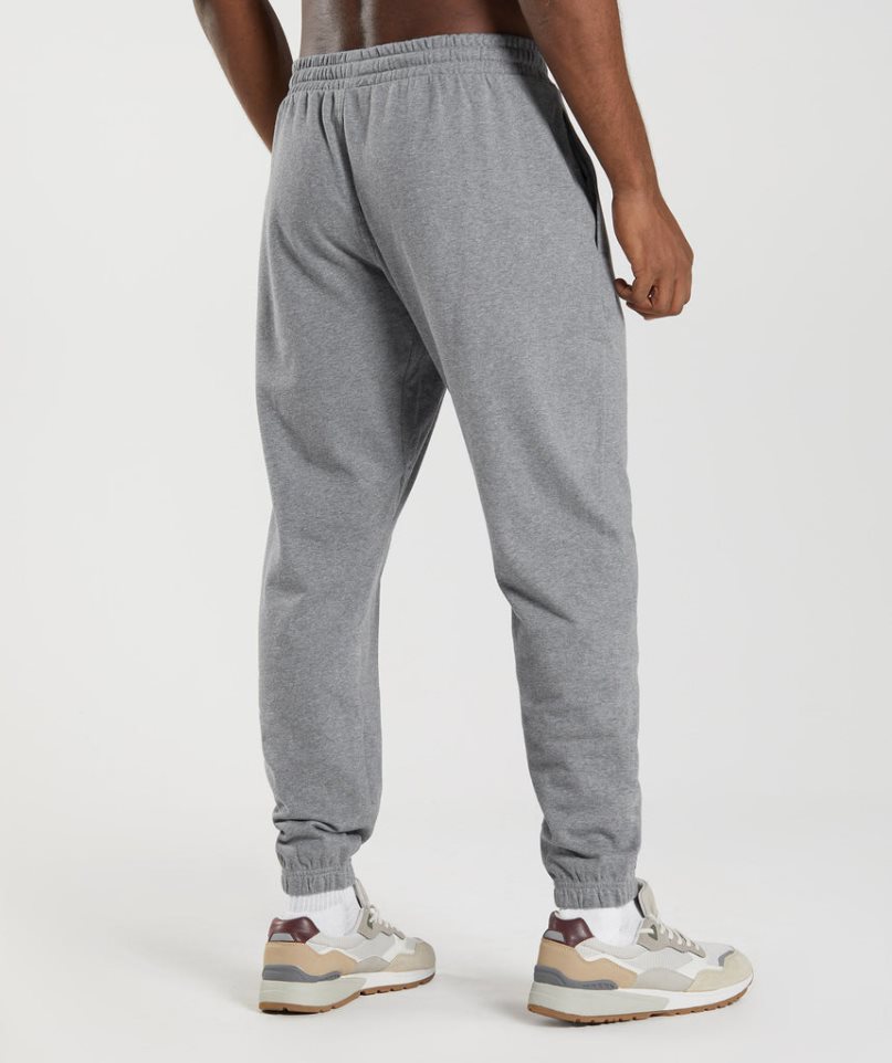 Men's Gymshark Essential Oversized Jogger Grey | NZ 4VMYBE